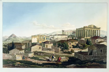De westelijke gevel van het Parthenon, plaat 19 uit deel 4 van 